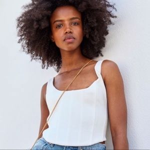 Brock Collection x H&M Organic Cotton Corset Style Top